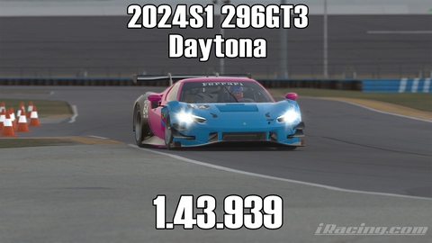 iRacing 2024S1 296GT3 Week4 Daytona