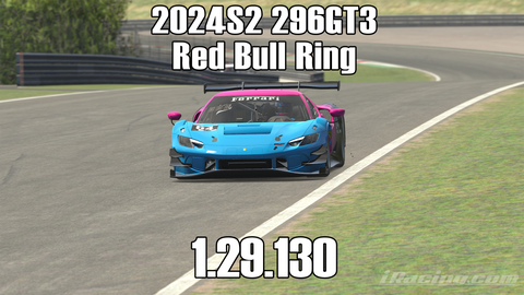 iRacing 2024S2 296GT3 Week8 Red Bull Ring
