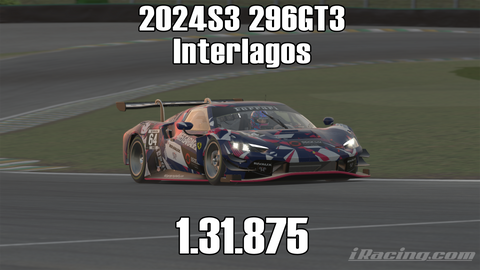 iRacing 2024S3 296 GT3 Week6 Interlagos