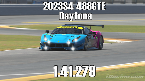 iRacing 2023S4 488 GTE Week1 Daytona