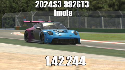 iRacing 2024S3 992GT3 Week9 Imola