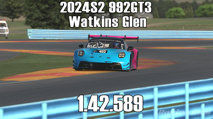 iRacing 2024S2 992GT3 Week3 Watkins Glen