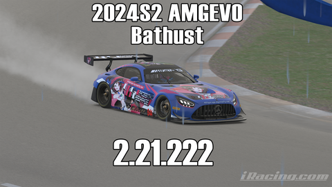 iRacing 2024S2 AMG EVO GT3 Week9 Bathurst [Wet]