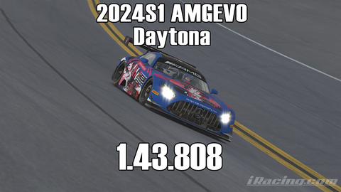 iRacing 2024S1 AMGEVO GT3 Week4 Daytona