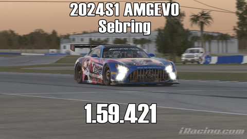iRacing 2024S2 AMG EVO GT3 Week2 Sebring