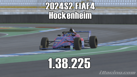 iRacing 2024S2 FIAF4 Week4 Hockenheim
