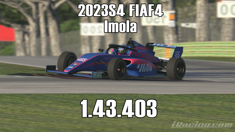 iRacing 2023S4 FIAF4 Week11 Imola