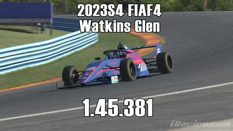 iRacing 2023S4 FIAF4 Week7 Watkins Glen