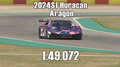 iRacing 2024S1 Huracán GT3 Week10 Aragon Moto