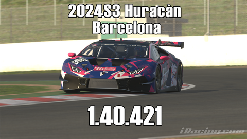 iRacing 2024S3 Huracán GT3 Week1 Barcelona