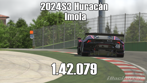 iRacing 2024S3 Huracán GT3 Week9 Imola