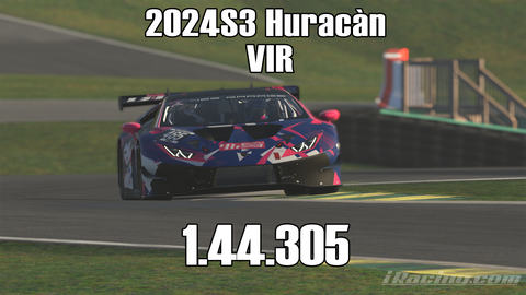 iRacing 2024S3 Huracán GT3 Week11 VIR