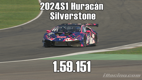 iRacing 2024S1 Huracán GT3 Week12 Silverstone
