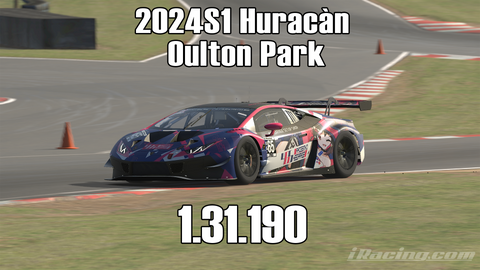 iRacing 2024S1 Huracán GT3 Week8 Oulton Park