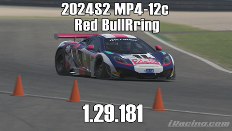 iRacing 2024S2 MP4/12C GT3 Week8 Red Bull Ring
