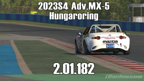 iRacing 2023S4 Adv.MX-5 Week8 Hungaroring