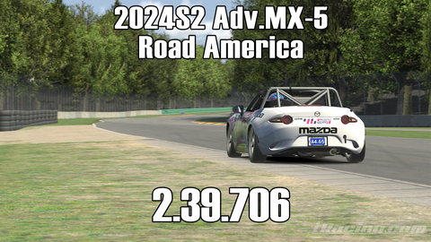 iRacing 2024S2 Adv.MX-5 Week5 Road America Bend