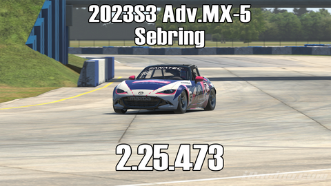 iRacing 2023S3 Adv.MX-5 Week7 Sebring