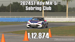 iRacing 2024S1 Adv.MX-5 Week6 Sebring Club