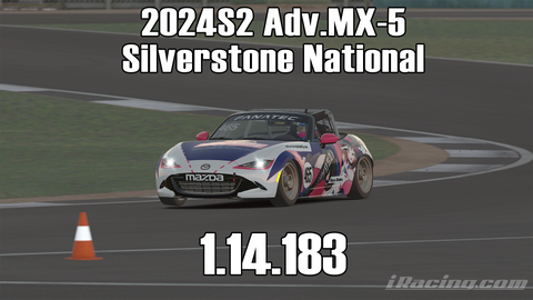 iRacing 2024S2 Adv.MX-5 Week1 Silverstone National
