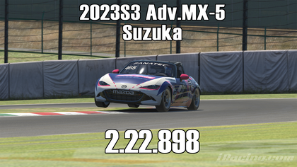 iRacing 2023S3 Adv.MX-5 Week4 Suzuka