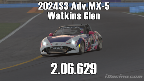 iRacing 2024S3 Adv.MX-5 Week1 Watkins Glen