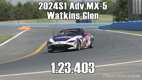 iRacing 2024S1 Adv.MX-5 Week11 Watkins Glen Cup