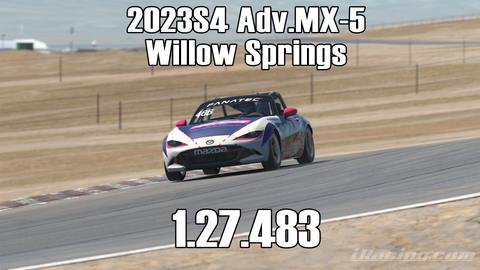 iRacing 2023S4 Adv.MX-5 Week3 Willow Springs