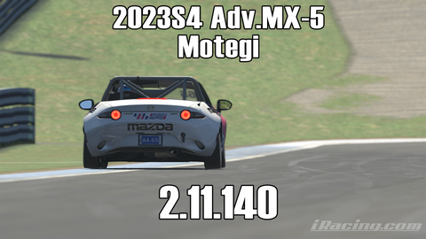 iRacing 2023S4 Adv.MX-5 Week12 Motegi