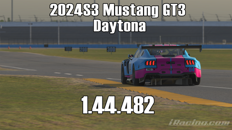 iRacing 2024S3 Mustang GT3 Week3 Daytona