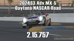 iRacing 2024S3 Adv.MX-5 Week11 Daytona Nascar Road