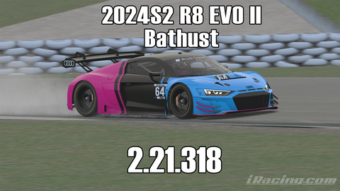 iRacing 2024S2 R8 EVO II GT3 Week9 Bathurst [Wet]