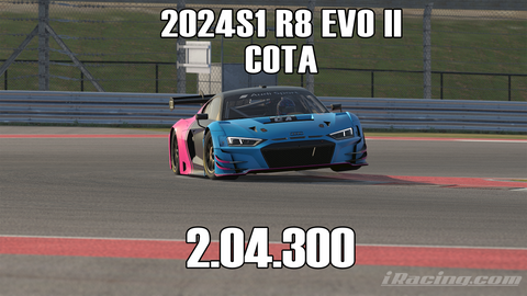 iRacing 2024S1 R8 EVO II GT3 Week12 COTA
