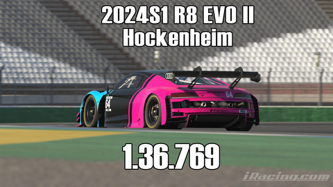 iRacing 2024S1 R8 EVOII GT3 Week2 Hockenheim