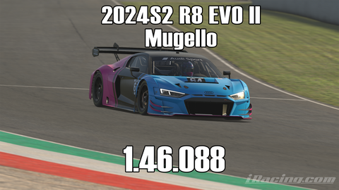 iRacing 2024S2 R8 EVO II GT3 Week7 Mugello