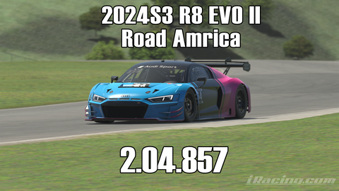 iRacing 2024S3 R8 EVO II GT3 Week8 Road America