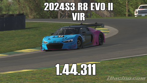 iRacing 2024S3 R8 EVO II GT3 Week11 VIR