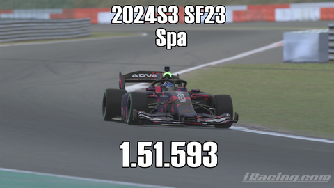 iRacing 2024S3 SF23 Week7 Spa