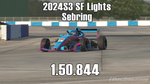 iRacing 2024S3 SF Lights Week8 Sebring