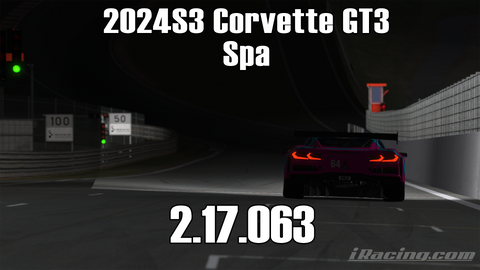 iRacing 2024S3 Corvette GT3 Week6 Spa