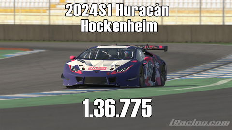iRacing 2024S1 Huracán GT3 Week2 Hockenheim