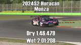 iRacing 2024S2 Huracán GT3 Week5 Monza [+Wet Setup]