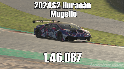 iRacing 2024S2 Huracán GT3 Week7 Mugello