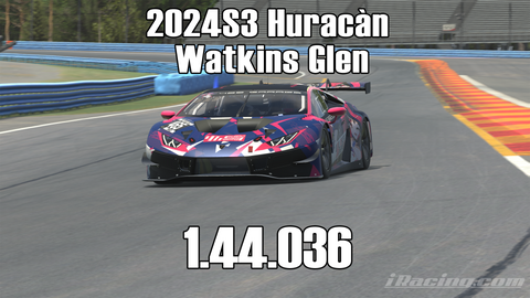 iRacing 2024S3 Huracán GT3 Week1 Watkins Glen