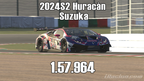 iRacing 2024S2 Huracán GT3 Week1 Suzuka