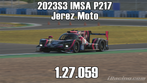 iRacing 2023S3 P217 IMSA Week3 Jerez Moto