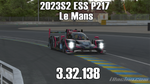 iRacing 2023S2 P217 ESS Week12 Le Mans