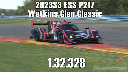 iRacing 2023S3 P217 IMSA ESS Week3 Watkins Glen