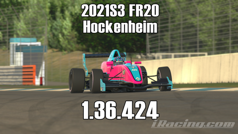 iRacing 2021S3 FR2.0 Week1 Hockenheim