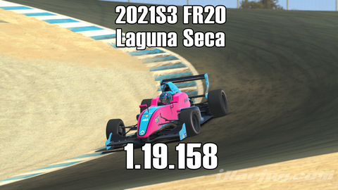iRacing 2021S3 FR2.0 Week2 Laguna Seca